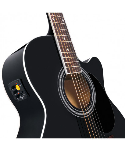 Soundsation Yellowstone acoustic guitar-mjce-bk