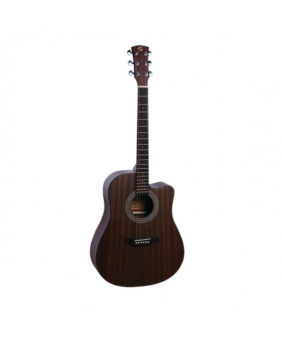 Soundsation Zion Acoustic Guitar-dnce-M Dreadnought Cutaway w / Preamp