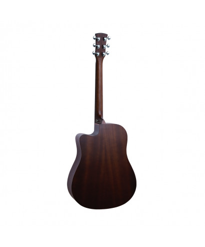 Soundsation Zion Acoustic Guitar-dnce-M Dreadnought Cutaway w / Preamp