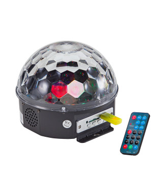 CRYSTAL BALL SOUNDSATION CB-630 6X3W LED RGB
