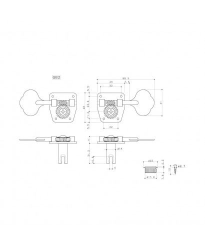 Low mechanics GOTOH GB2 N L4