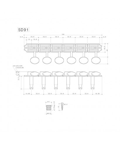 MECCANICA CHITARRA GOTOH SD-91MG-05M-N L6