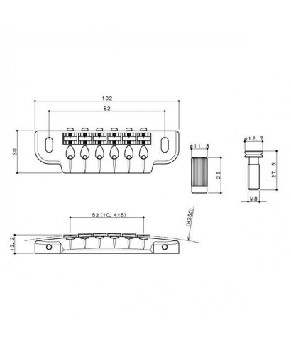 PONTE ATTACCACORDE GOTOH 510UB-GG