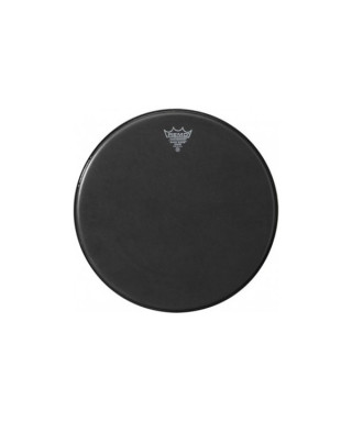 Leather Remo Sa-0814-Es Black Suede Snare Side 14 "