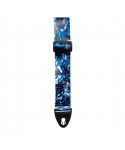 Shoulder belt D'ANDREA Guitar VINTAGE Vinyl Blue Swirl PEARL
