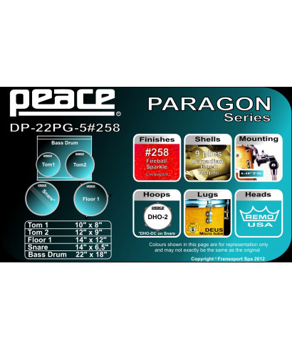 Peace battery DP-22pg-5 258 Fireball Sparkle