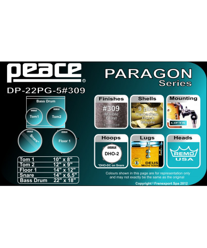 Peace battery DP22PG-5 309 Marble Blast