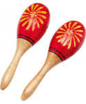 Peace coppia maracas in legno rh-23 