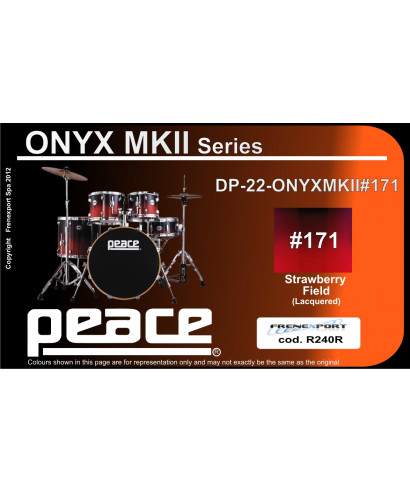 Peace batteria dp-22onyx-mkii-5 171 strawberry fields 