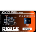 Peace batteria dp-22onyx-mkii-5 315 lapis lazuli 
