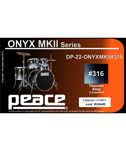 Peace battery DP-22ONYX MKII-5 316 Titanium Alloy 