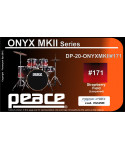 Peace batteria onyx ii dp-20onyx-mkii-5 171 strawberry fields