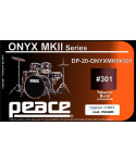 Peace batteria onyx ii dp-20onyx-mkii-5 301 tobacco burst