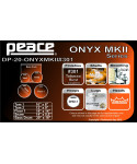 Peace batteria onyx ii dp-20onyx-mkii-5 301 tobacco burst