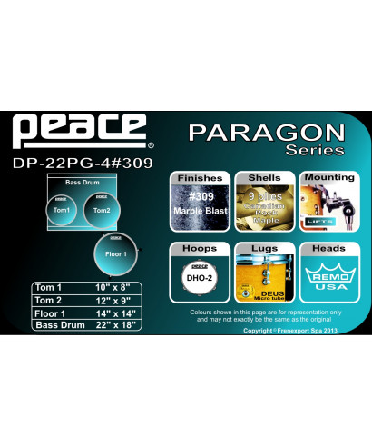 Peace battery DP-22pg-4-C1 309 Marble Blast