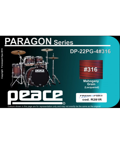  Peace batteria dp-22pg-4-c1 316 mahogany grain
