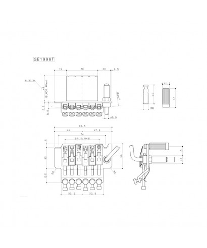 TREMOLO GOTOH GE1996TG FGR1 GG DORATO