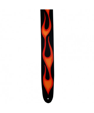 TRACOLLA D'ANDREA PELLE AIRBRUSHED FLAMES