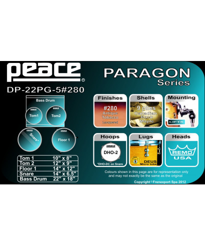 Peace battery DP-22pg-5 280 Antique Tobacco