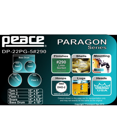 Peace battery DP-22pg-5 290 lime sorbet