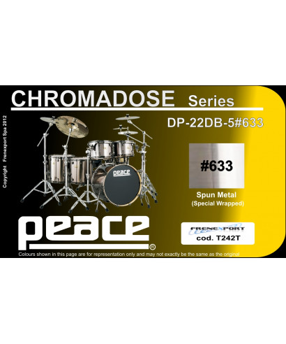Peace batteria dp-22db-5 633 spun metal