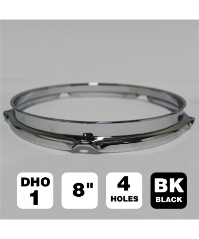 Peace Circle Dho-1-8t-BK 8 '' Black 4 holes 