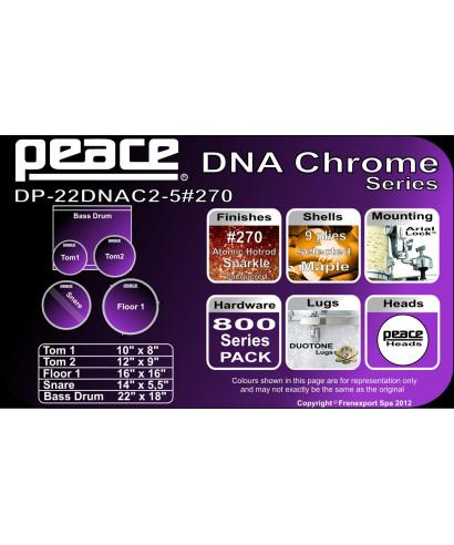 Peace batteria dp-22dnac2-5 270 atomic hotrod sparkle