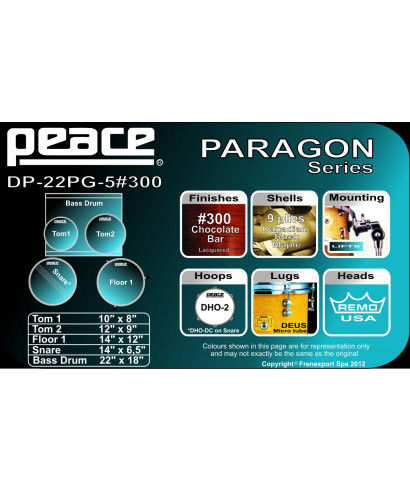 Peace battery DP22PG-5Wo 300 Chocholate Bar