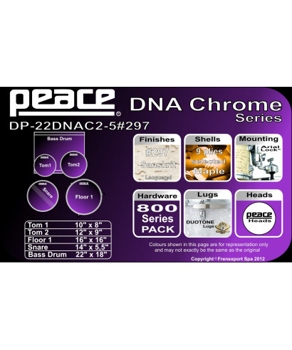 Peace batteria dp-22dnac2-5 297 sanskrit