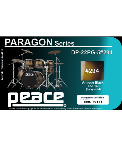 Peace batteria dp22pg-5 294 black and tan