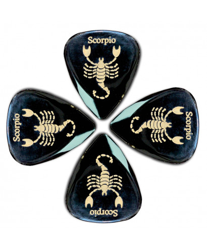 Package 4 plettri TIMBERTONES Zodiac scorpion