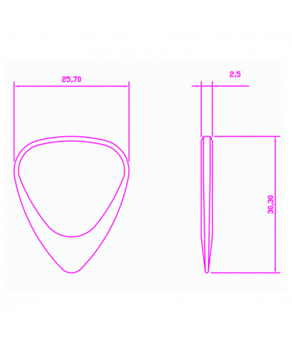 Package 4 plettri TIMBERTONES Zodiac scorpion