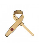 Shoulder belt LEVY'S Mss3-Tan suede leather for guitar