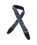 Shoulder belt LEVY'S Mps2-120 Blu Poly camouflage for guitar