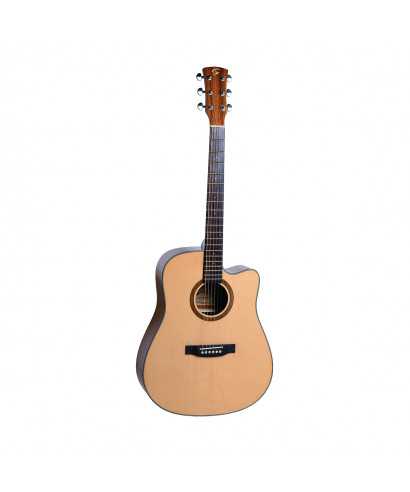 C Soundsation Olympic-dnce-GNT Dreadnought Cutaway w / Preamp