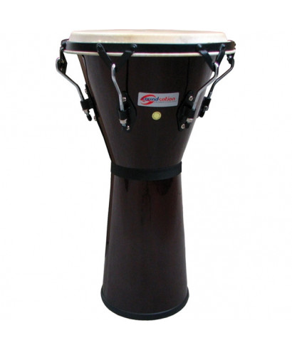 DJEMBE SOUNDSATION SDJ01-DW DARK WOOD 12" 1/2" HW-BK