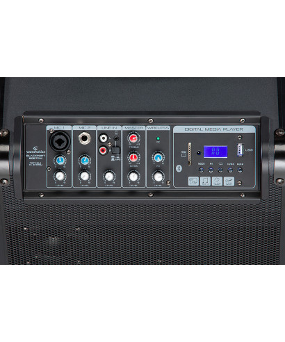 PA SYSTEM SOUNDSATION A BATT. BLACKPORT-80BTRW UHF E BLUETOOTH