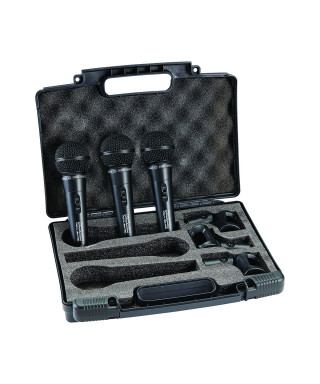 Set 3 microphones SOUNDSATION Vocal 300 Pro 3 P Cardioid dynamics