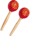 Peace coppia maracas in legno rh-20 