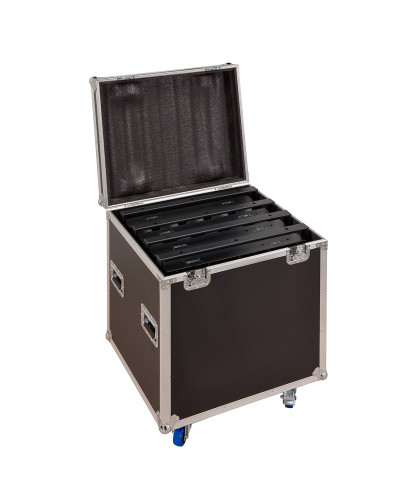 Set 4 matrix blinder soundsation mtr-25-10w-rgbw con flight case