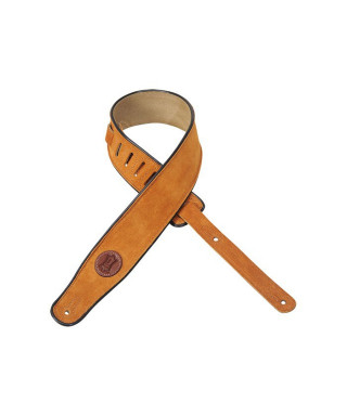 Shoulder belt LEVY'S Mss3-HNY Suede Honey for guitar