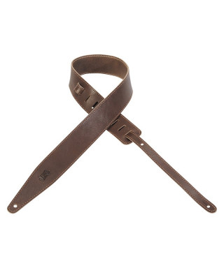 Shoulder belt LEVY'S Mv417dsl-Brn brown leather for guitar
