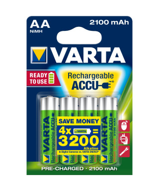 Rechargeable battery VARTA Accu AA Stilo 2100 mAh blister 4 pcs