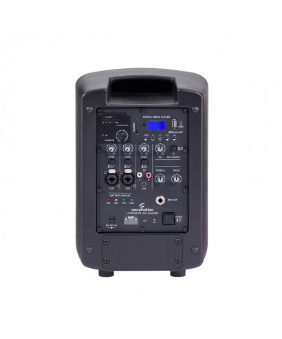 PA PORTATILE A BATTERIA SOUNDSATION HYPER PLAY 6AMW MP3 BLUETOOTH MIC UHF