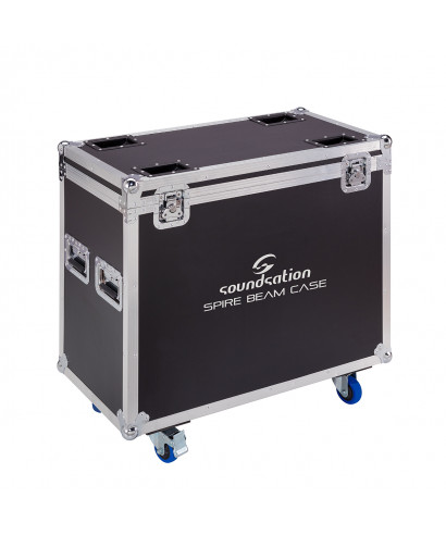 Set 2 Furniture Heads Soundsation Spire 280 Beam with Flight Case