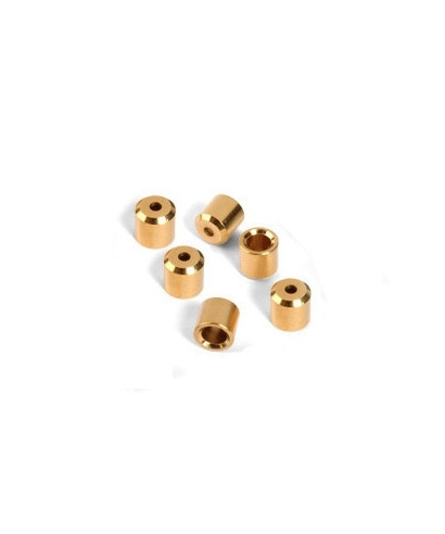 SET 6 BOCCOLE FERMACORDE TELE SOUNDS TB20G - GOLD