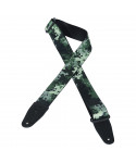 Shoulder belt LEVY'S Mps2-121 POLY GREEN camouflage for guitar