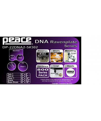 Peace batteria dp-22dna2-5 302 supernova