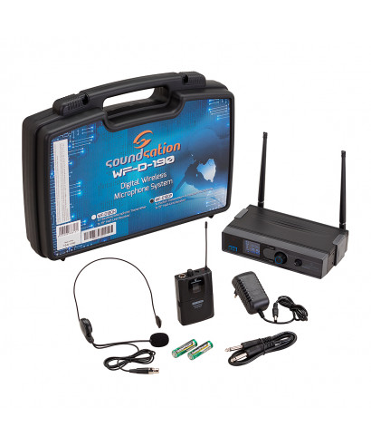 UHF digital radio microphone SOUNDSATION Wf-D140P TX Pocket E Bow