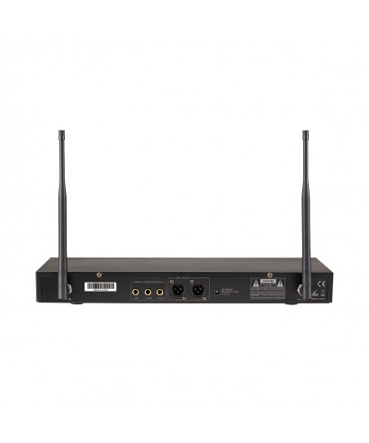 RADIOMIC. TRUE DIVERSITY UHF DOPPIO SOUNDSATION WF-U2600HP 1 TX MANO, 1 TASC+HEADSET 630-660MHz